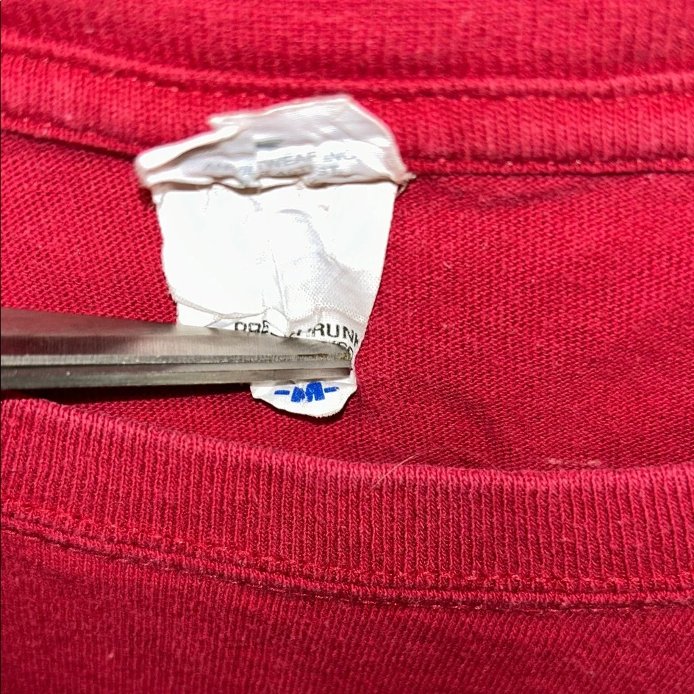 Anvil Indiana University Deep Red T-Shirt Medium - Picture 3 of 4